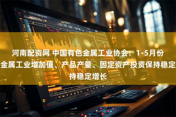河南配资网 中国有色金属工业协会：1-5月份有色金属工业增加值、产品产量、固定资产投资保持稳定增长